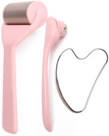 Stainless Steel Facial Gua Sha Tool Set, Ice Roller for Face&Eyes - Image 7