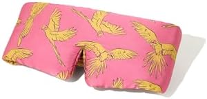 Glow People Silk Sleep Mask – 100% Mulberry Silk Eye Mask for Sleeping, Total Blackout, Cloud-Soft and Adjustable for Beauty Sleep and Travel - Macaw - Image 2