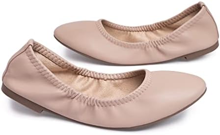 LM Women's Ballet Flats Round Toe Slip On Flats Shoes Casual Dress Shoes Foldable Portable Travel Ballet Flat - Image 5
