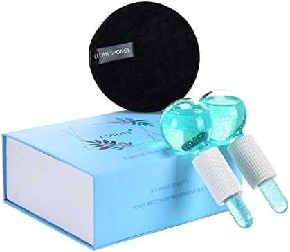 Ice Globes for Facials- Freezer Free Face Rollers with Essence for Daily Beauty Routines, Skin Massagers Globes Durable Quartz Glass for Reduce Puffiness Skin Cooling (Update Green) - Image 6
