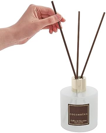 Cocorrína Reed Diffuser Sets - Coffee & Chocolate Scented Diffuser with Sticks Home Fragrance Reed Diffuser for Bathroom Shelf Decor - Image 5