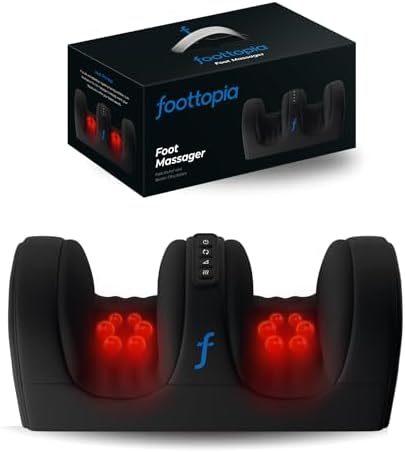 REATHLETE FOOTTOPIA Foot Massager Machine with Heat | Foot and Calf Massager | Ultimate Feet Massager for Pain Relief and Circulation Boost | Deep Tissue Massager by REATHLETE