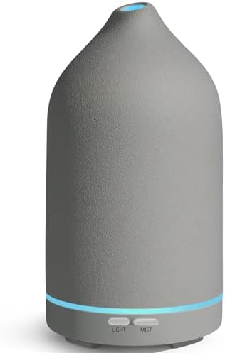 URPOWER 120mL Ceramic Essential Oil Diffuser Diffuser Oil Machine by URPOWER