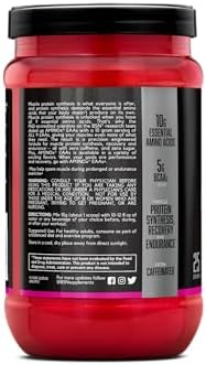 BSN Amino X EAAs, Muscle Recovery & Endurance, 10g Essential Amino Acids, 5g BCAAs, Zero Sugar, Caffeine Free, Watermelon Splash, 13.2oz, 25 Servings - Image 6