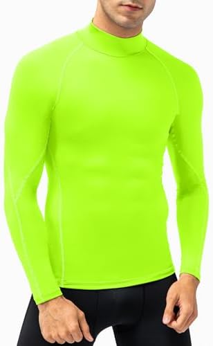 SPVISE Men's Compression Shirts Long Sleeve Mock Turtleneck Workout Tops - Image 2