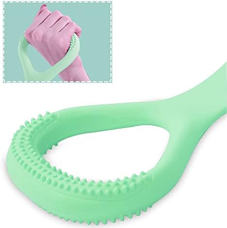 Figure 8 Resistance Band, Arm Back Shoulder Exercise Elastic Rope Stretch Fitness Band, Foot, Leg, Hand Stretcher, Arm Exerciser for Yoga Pilates Stretching Physical Therapy, Home Gym Workout - Image 5