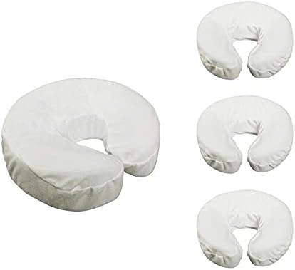 Master Massage Fitted Crescent Face Pillow Cover White, 4/Pack by MasterMassage