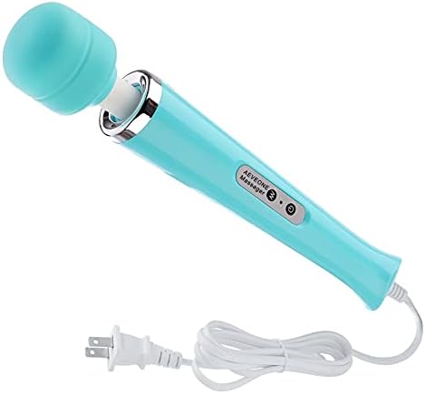 AEVEONE Wired Powerful Handheld Electric Massager with Strong 10 Modes Personal Back Massage for Sports Recovery, Muscle Aches, Relaxing Body (Light Blue) by AEVEONE