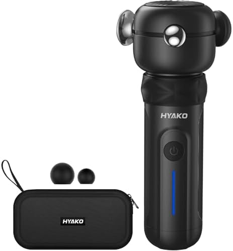HYAKO R1 SE Therapy Massage Gun - Deep Tissue Vibration Massager (Black) by HYAKO