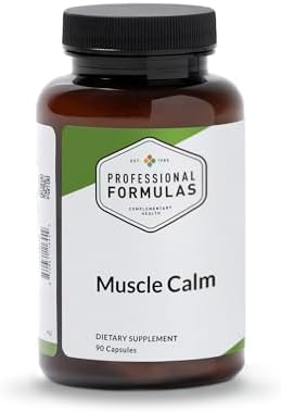 Professional Formulas Muscle Calm – Botanical and Mineral Support for Muscle Relaxation, Nervous System Balance & Physical Recovery – 90 Capsules by ProfessionalFormulas