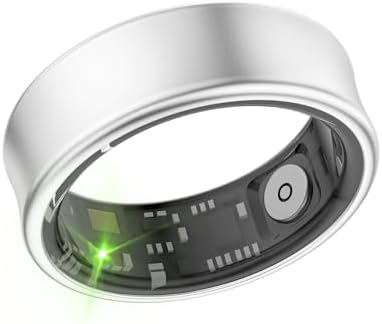 Smart Ring Health Fitness Tracker Titanium Silver, 9# - Image 3