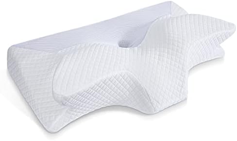 HOMCA Cervical Pillow, Ergonomic Memory Foam Neck Pillow for Pain Relief by HOMCA