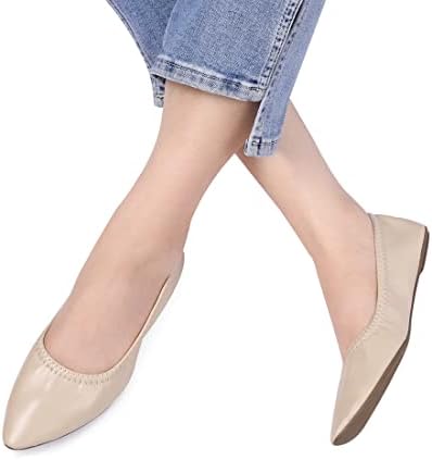 Women's Ballet Flat Slip On Flats - Classic Casual Dress Shoes, Foldable Portable Travel Ballet Walking Shoes - Image 2