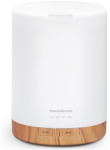 InnoGear 300ml Essential Oil Diffuser for Home Scent Humidifier, Yellow by InnoGear