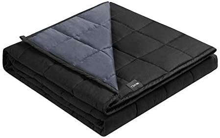 ZonLi Weighted Blanket for Adults (60"x80", 20lbs, Grey/Black) - Image 4