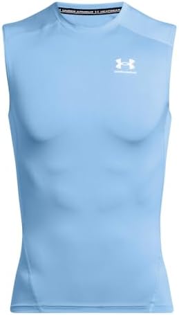 Under Armour Men's HeatGear Compression Sleeveless T-Shirt - Image 3