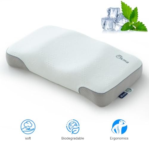 JKma Bio-Based Cervical Neck Pillow, Soft Support, Deep Pressure Relief - Image 6