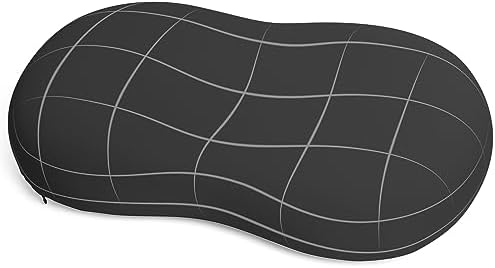 Cervical Memory Foam Pillows: Neck Support Pillows for Sleeping - Side Sleeper Pillow for Shoulder Pain | Contour Support Bed Pillow for Side Back Stomach Sleepers (Black) by KeepmovMemoryFoamPillow