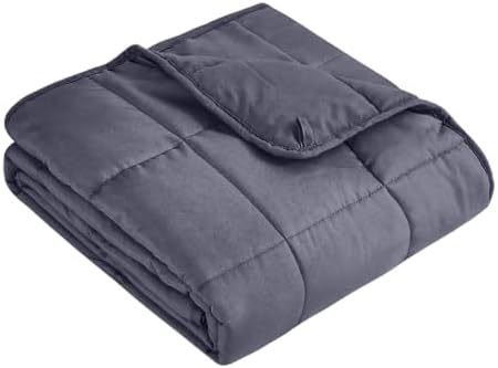 Topcee Weighted Blanket (5 lbs, 36" x 48") Cooling Throw Heavy Blanket for Sleeping Apply to 40-60 lbs, Soft Thick Breathable Blanket with Glass Bead, Easy Care by Topcee%E2%80%94ForYourGoodSleep