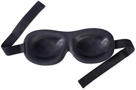 Bucky Ultralight & Comfortable Contoured Sleep Eye Mask, Gold Eyelash, One Size,5824 - Image 4