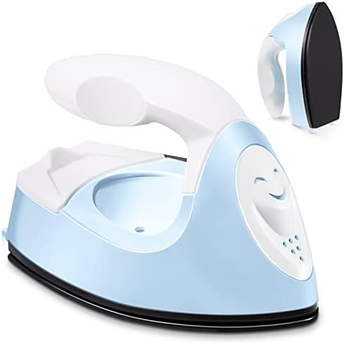 Honoson Mini Craft Iron with Charging Base Tiny,Light Blue by Honoson