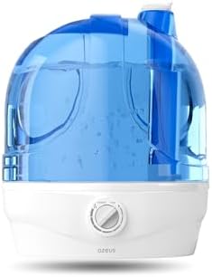AZEUS Ultrasonic Humidifier, Adjustable Mist Humidifier for Bedroom & Home by AZEUS