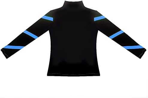 LIUHUO Girls Ice Skating Jackets Women Stripes Training Practice Figure Skating Tops Costs Fleece - Image 5