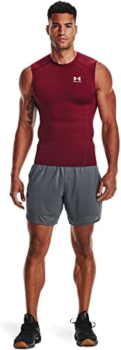 Under Armour Men's HeatGear Compression Sleeveless T-Shirt - Image 3