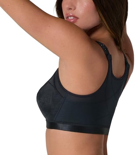 Leonisa Multi-Functional – Posture Corrector Bra Wireless Front Closure Bra for Women Full Coverage by Leonisa