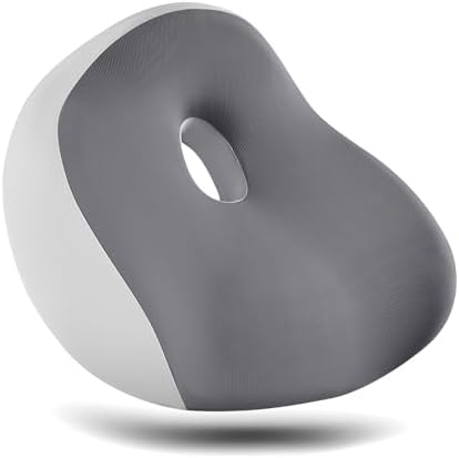 FLORICH Upgrade Large Car Seat Cushion for Long Sitting, Ergonomic Memory Foam Driving Seat Cushion for Back & Sciatica Pain Relief, Non-Slip Washable Seat Cushion for Car, Driver, Office-Gray by FLORICH