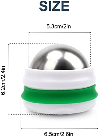 AHIER Cold Massage Roller Ball, Stainless Steel Cold Therapy Relief Tool - Image 2