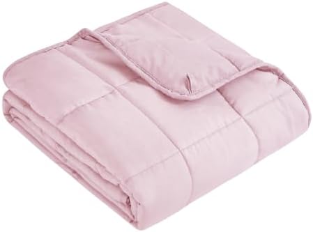 Topcee Weighted Blanket (7 lbs, 40" x 60") Cooling Throw Heavy Blanket for Sleeping Apply to 60-90 lbs, Soft Thick Breathable Blanket with Glass Bead, Easy Care by Topcee%E2%80%94ForYourGoodSleep