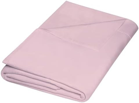 ZPECC King Flat Sheet Only 1 Pack, Durable Pink Top Bed Sheets Hypoallergenic Soft Brushed Microfiber Color-Coded Label, 105"x102" by ZPECC-ABrandThatHasBeenFocusedOnBeddingFor20Years