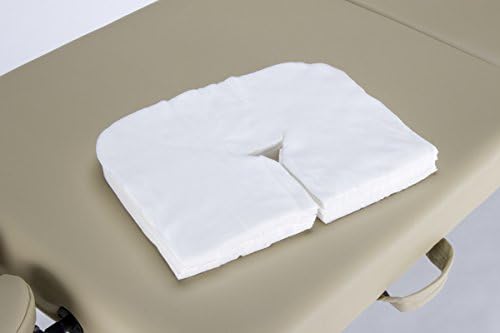 Master Massage Disposable Face Pillow Covers for Massage Tables (Pack of 100 * 10), White - Image 3