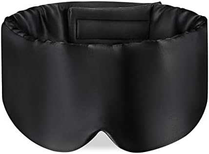Zenssia 100% Mulberry Silk Sleep Mask Eye Mask for Men and Women, Black by Zenssia