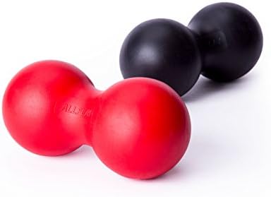 Peanut Massage Ball Roller, Double Lacrosse Ball, Acupoint Myofascial Release Muscle Knot Relaxer Mobility Trigger Point for Physical Therapy Self Deep Tissue Manual Massager Equipment Tool Set by AllPlay