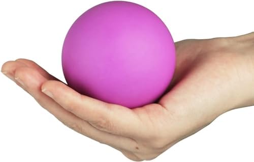 WOVTE 2 Pack Massage Lacrosse Balls for Sore Muscles, Shoulders, Neck, Back, Foot, Body, Deep Tissue, Myofascial Release, Trigger Point Therapy, Muscle Knots and Yoga Therapy (Blue Purple) - Image 2