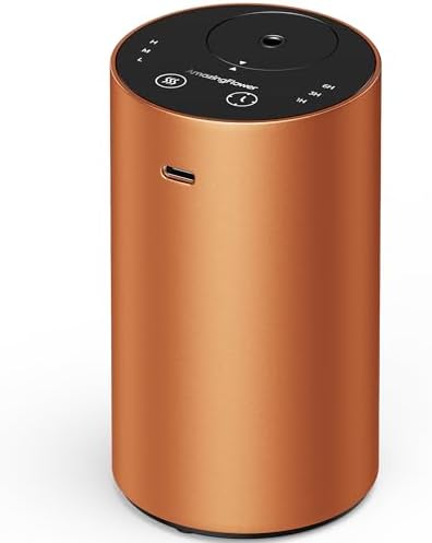 Waterless Essential Oil Diffuser, Rechargeable Car Scent Diffuser, Orange by AMAZINGFLOWER