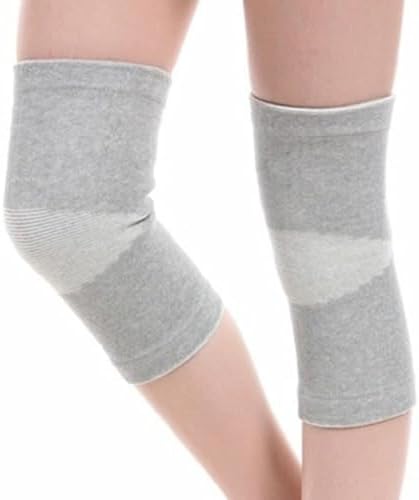 JUMISEE (One Pair Cotton Knee Sleeves for Knee Support, Circulation Improvement & Pain Relief Compression Knee Brace - Image 3