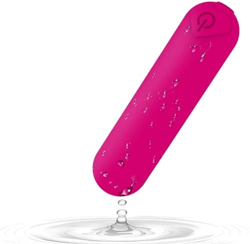 Mini Handheld Electric Back Massager Waterproof Quite Massager, Portable Massager for Back Neck Shoulder Body,Rose Red - Image 4