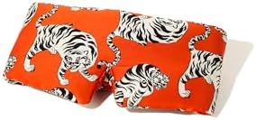 Glow People Silk Sleep Mask – 100% Mulberry Silk Eye Mask for Sleeping, Total Blackout, Cloud-Soft and Adjustable for Beauty Sleep and Travel - Red Tiger - Image 2