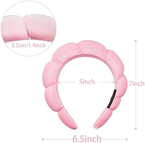 Ayesha Spa Headband for Washing Face Makeup Skincare Soft Sponge Hair band - Image 6