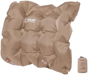 Inflatable Seat Cushion & Lumbar Support Lightweight TPU Non-Slip by STABLEEASEOUTDOORS