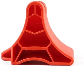 Trigger Point Massage Tool, Handheld Deep Tissue Manual Massager for Neck, Shoulders, Back & Feet, 3-Edge Pressure Point Design, Portable (Red) by KeyserveUS
