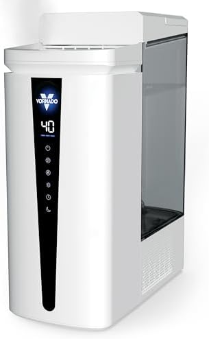 Vornado MISTIC 6 Whole Room Ultrasonic Humidifier, Top-Fill, Aromatherapy, 1.5-Gallon Tank, 3-Gallon Output, Warm or Cool Mist Humidifier, Automatic Humidity Control, Included Scent Pads by Vornado