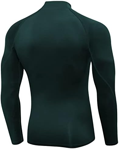 SPVISE Men's Compression Shirts Long Sleeve Mock Turtleneck Workout Tops - Image 3