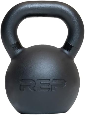 REP Fitness Kettlebell Set and Singles, 4kg to 24kg, 9lb to 53lb Weight Range, Cast Iron, Strength Exercise Training, Home Gym, Power Workout Equipment, Free Weights, Dumbbell Alternative by RepFitness