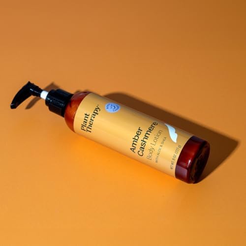 Plant Therapy Amber Cashmere Body Lotion with Aloe & Shea 8 oz Natural Scent with Warm Amber Tones, Deep Moisture for Smooth, Healthy Skin, Enriched with Vitamins and Antioxidants - Image 6