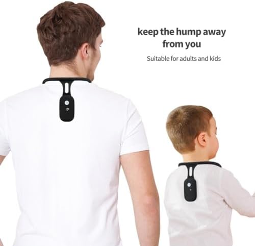 Posture Corrector, Rechargeable Silicone Hunchback Monitor with Automatic Vibration Alert for Adults and Kids, USB Powered, Comfortable Wear, Improve Posture and Back Muscle - Image 4