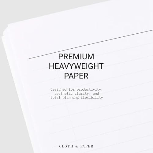 Cloth & Paper Travel Notebook | Task Planner – Ristretto | Pocket Plus To-Do List Planner Notebook 3.2" x 6" | Productivity Planner for Tasks, Priorities, Lists & Daily Planning – Soft Touch Cover - Image 4
